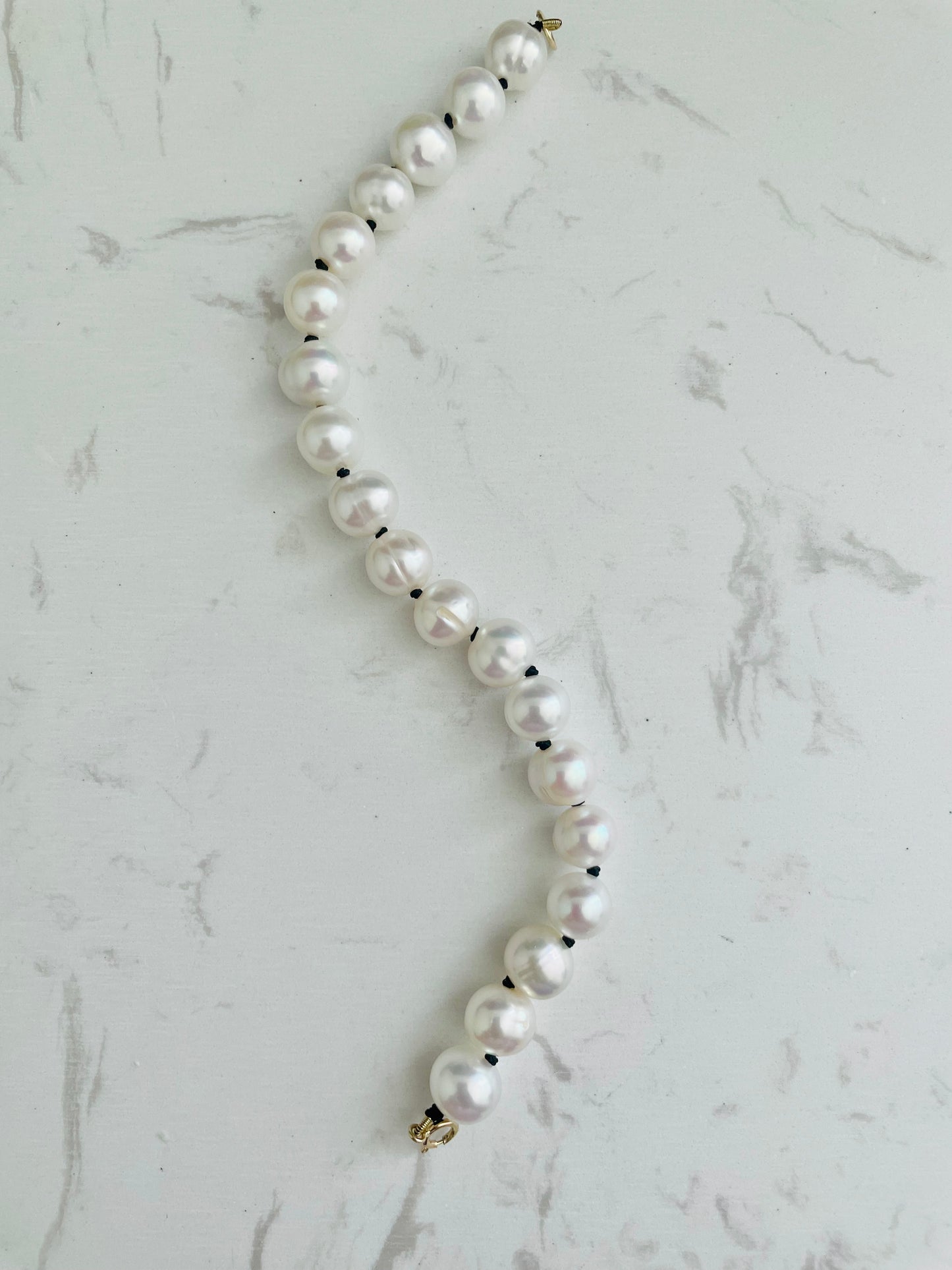 White Freshwater Pearl Bracelet