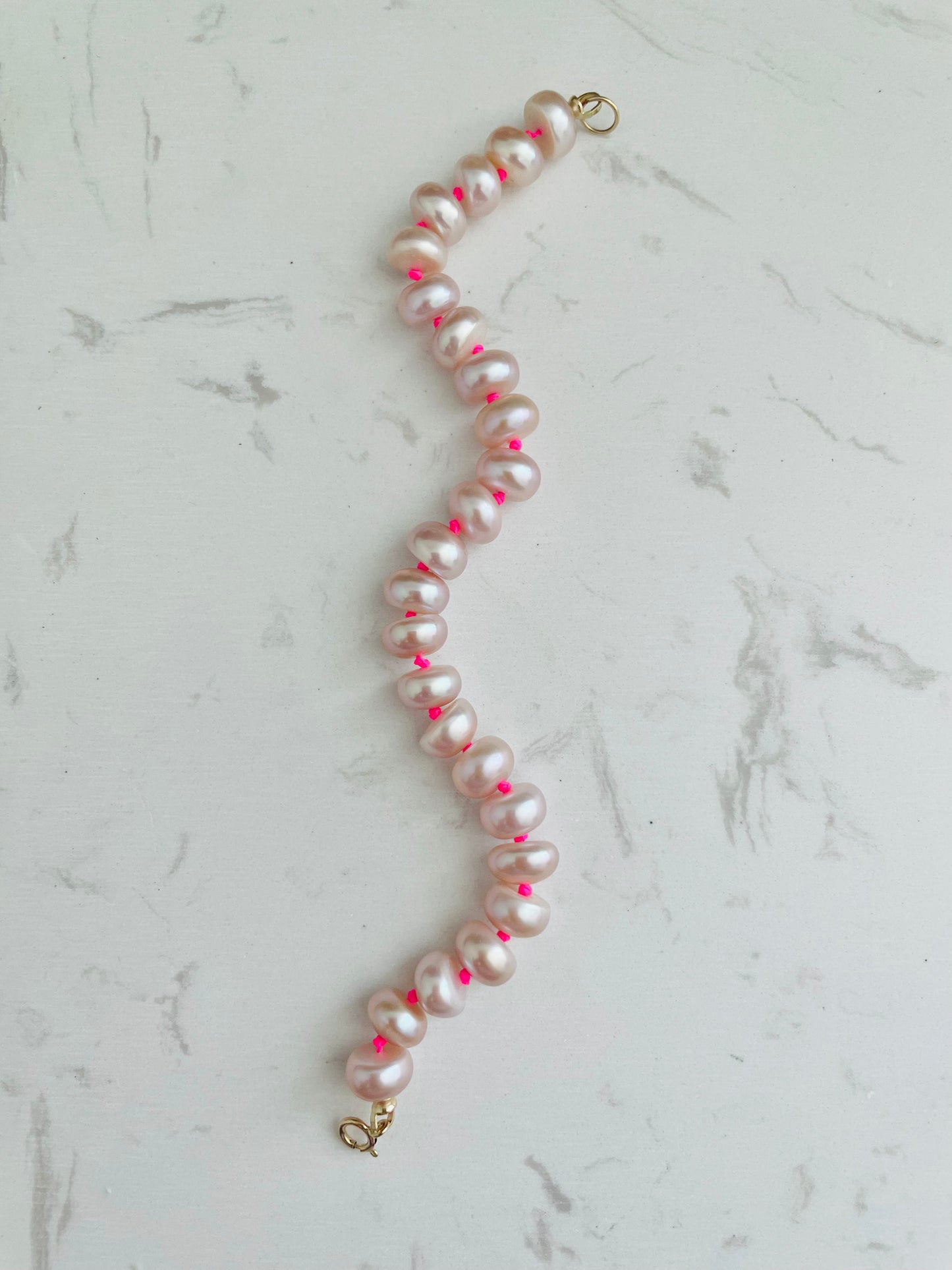 Pink Freshwater Pearl Bracelet