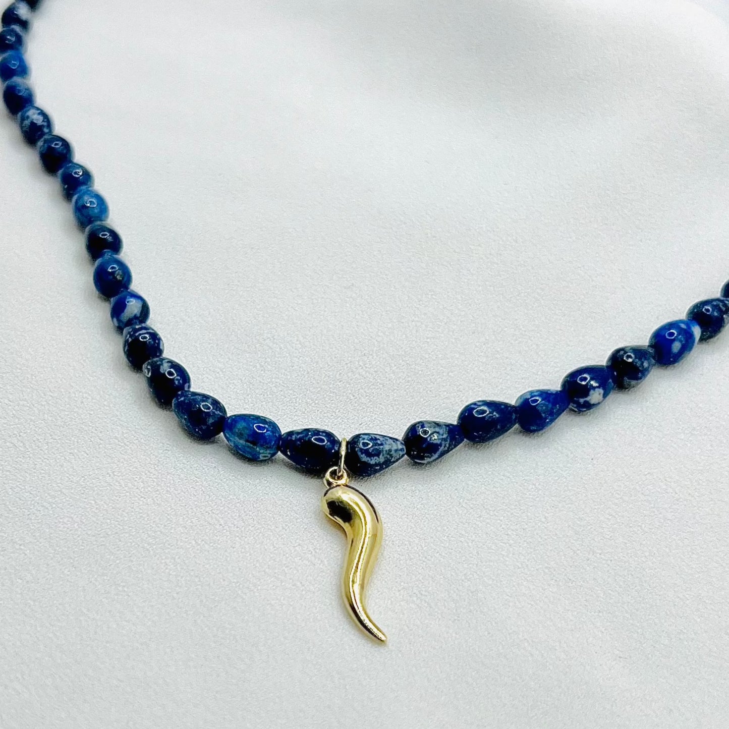 Lapiz Lazuli Beaded Necklace