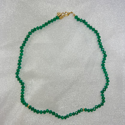 Green Onyx Knotted Necklace