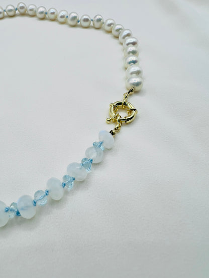 Blue Topaz Necklace