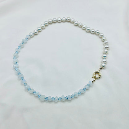 Blue Topaz Necklace